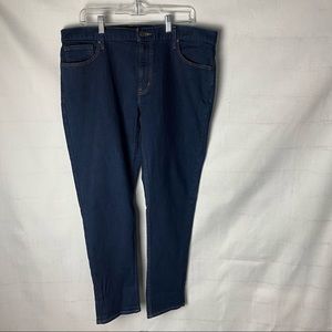 Michael Kors 36 x 30 Slim Fit Dark Blue Denim Jeans